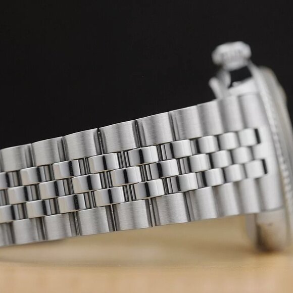 Mens Rolex Datejust 18k Gold Steel Watch W/ Box - Picture 6 of 7